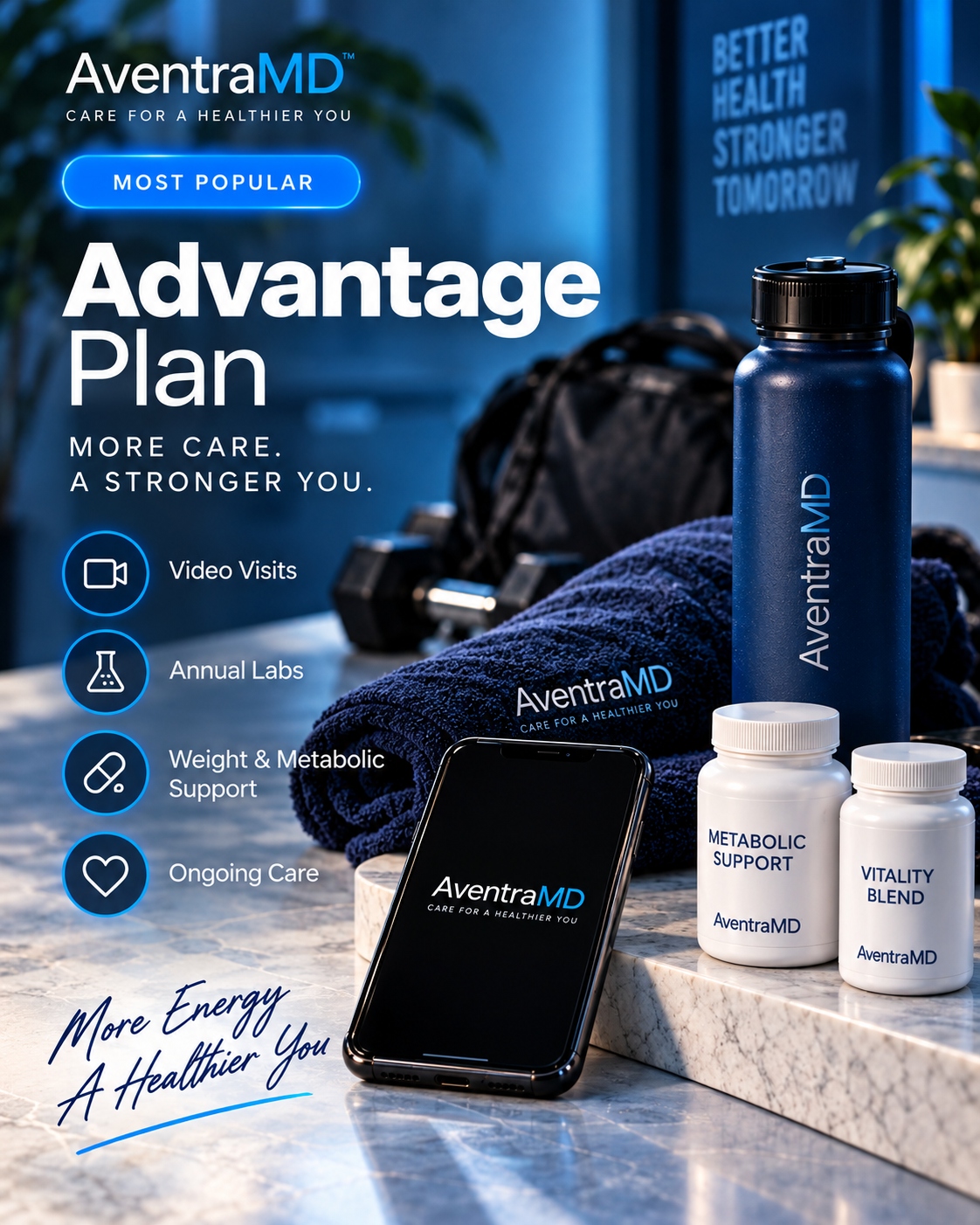 AventraMD Advantage Plan connected health package
