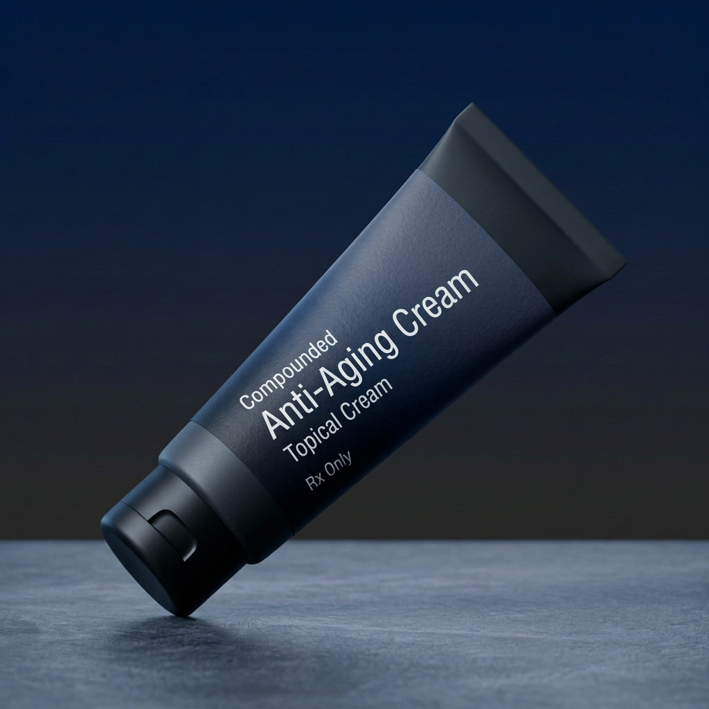 Anti-aging skin formula product presentation