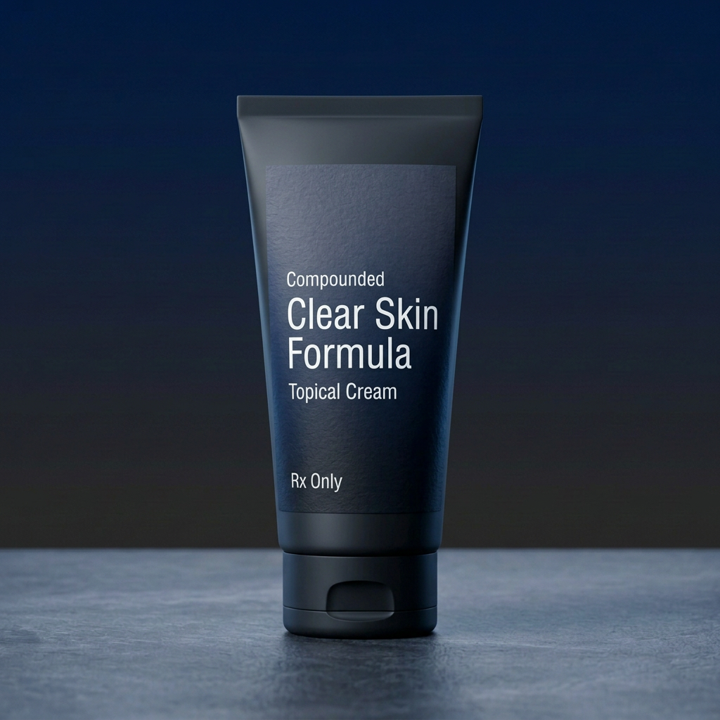Clear skin formula product presentation