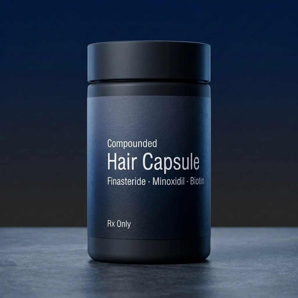 Triple hair-support capsule product presentation