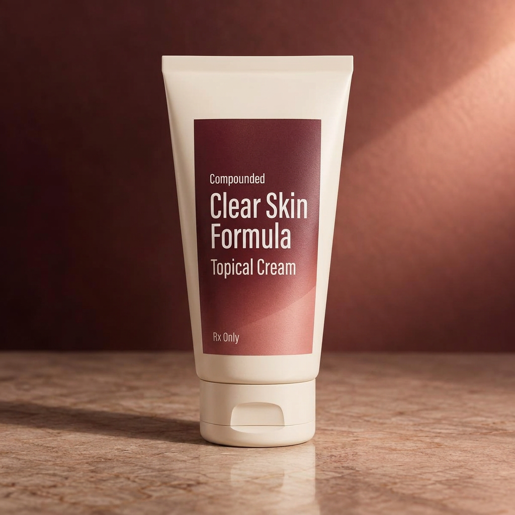 Clear skin formula product presentation